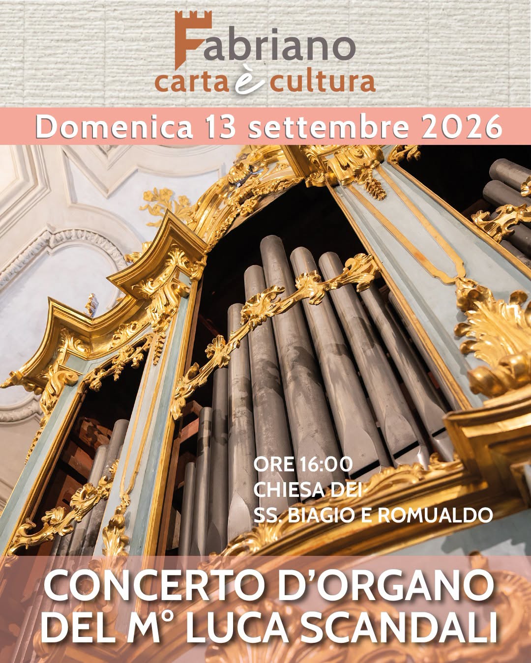 Concerto d'organo - M° Luca Scandali